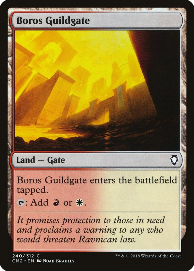 Boros Guildgate [Commander Anthology Volume II] | Card Merchant Takapuna