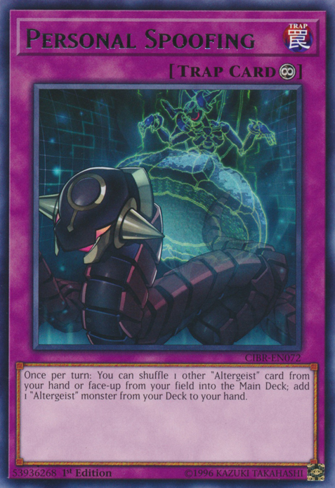 Personal Spoofing [CIBR-EN072] Rare | Card Merchant Takapuna