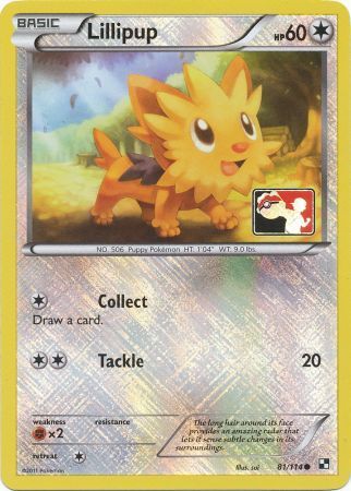 Lillipup (81/114) (League Promo) [Black & White: Base Set] | Card Merchant Takapuna