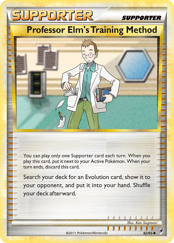 Professor Elm's Training Method (82/95) [HeartGold & SoulSilver: Call of Legends] | Card Merchant Takapuna