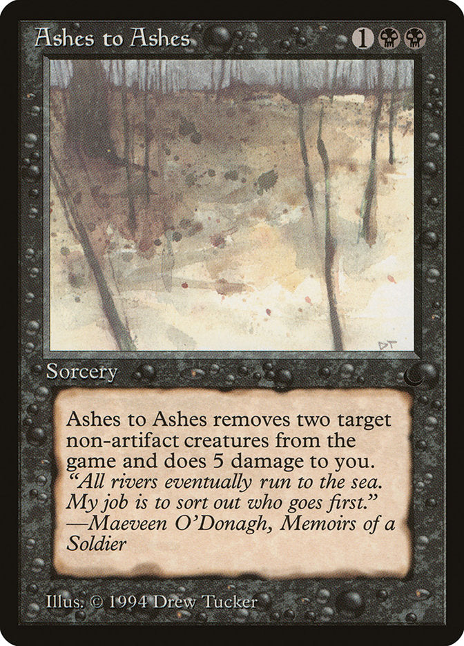 Ashes to Ashes [The Dark] | Card Merchant Takapuna