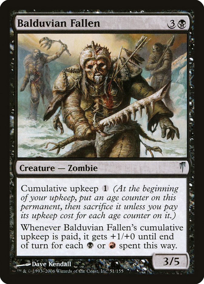 Balduvian Fallen [Coldsnap] | Card Merchant Takapuna