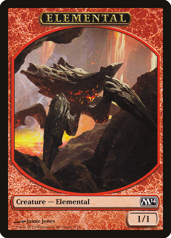 Elemental Token (7/13) [Magic 2014 Tokens] | Card Merchant Takapuna