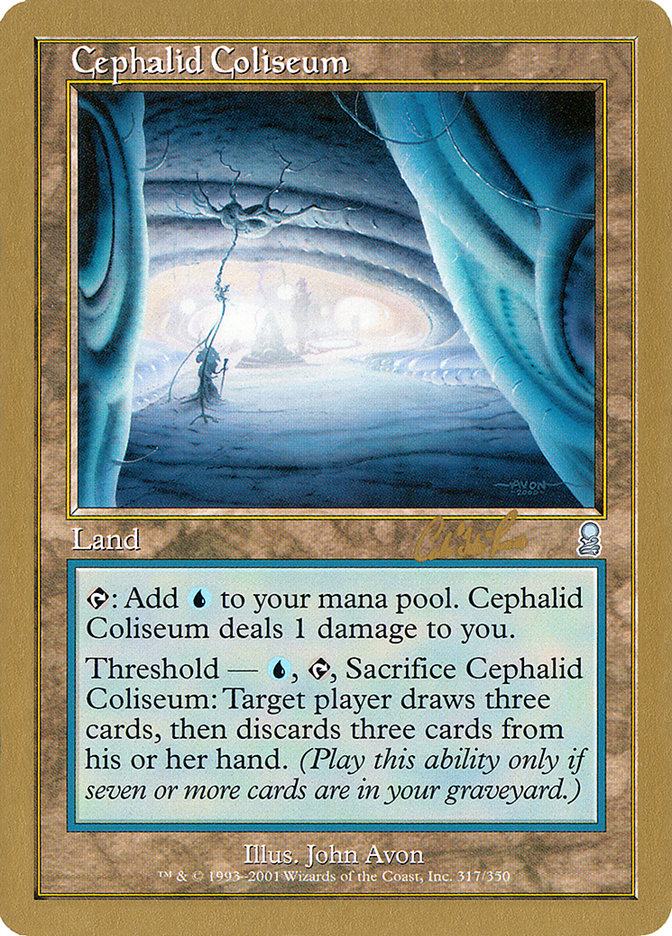 Cephalid Coliseum (Carlos Romao) [World Championship Decks 2002] | Card Merchant Takapuna