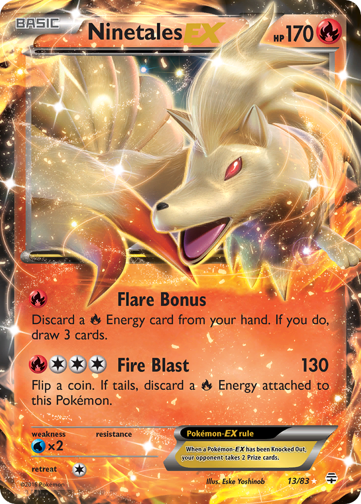 Ninetales EX (13/83) [XY: Generations] | Card Merchant Takapuna