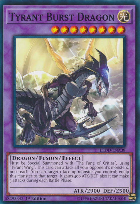 Tyrant Burst Dragon [LEDD-ENA38] Common | Card Merchant Takapuna