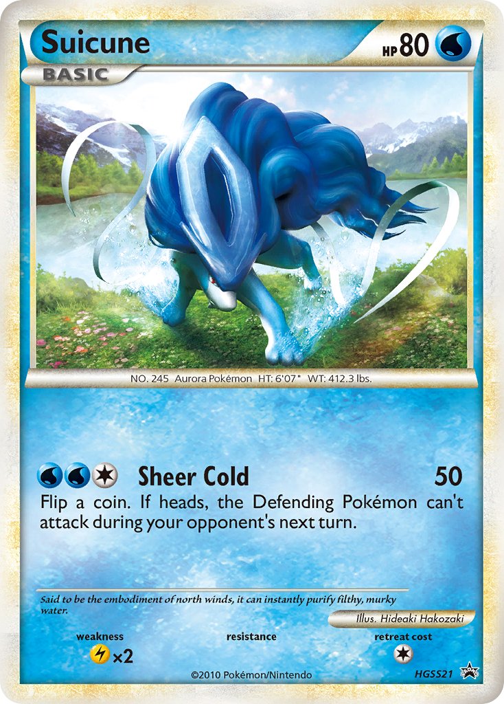 Suicune (HGSS21) [HeartGold & SoulSilver: Black Star Promos] | Card Merchant Takapuna