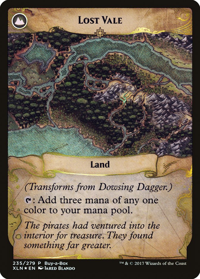 Dowsing Dagger // Lost Vale (Buy-A-Box) [Ixalan Treasure Chest] | Card Merchant Takapuna