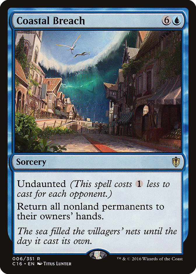 Coastal Breach [Commander 2016] | Card Merchant Takapuna