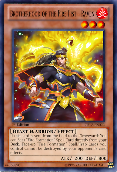 Brotherhood of the Fire Fist - Raven [CBLZ-EN022] Common | Card Merchant Takapuna