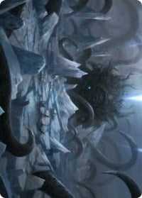 Icebreaker Kraken Art Card [Kaldheim Art Series] | Card Merchant Takapuna