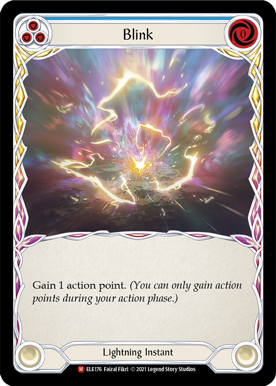 Blink [ELE176] (Tales of Aria)  1st Edition Rainbow Foil | Card Merchant Takapuna