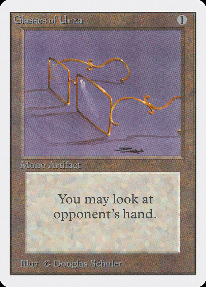 Glasses of Urza [Unlimited Edition] | Card Merchant Takapuna