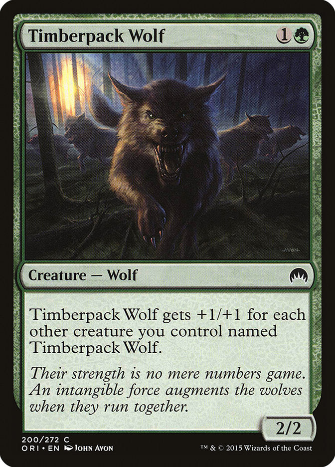 Timberpack Wolf [Magic Origins] | Card Merchant Takapuna