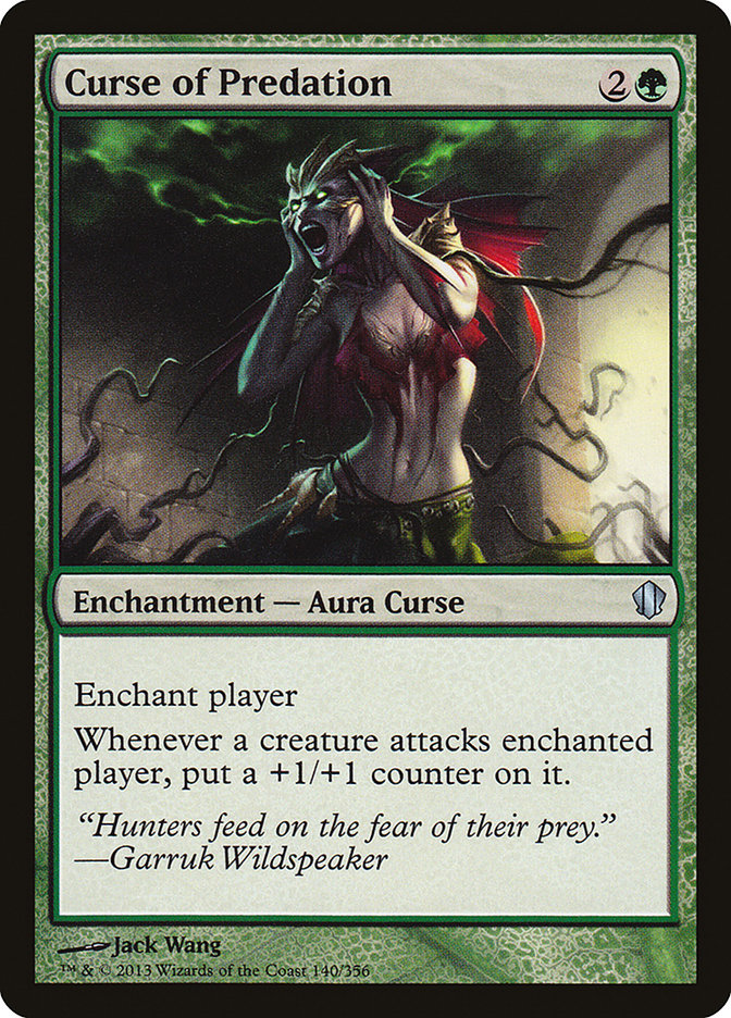 Curse of Predation [Commander 2013] | Card Merchant Takapuna