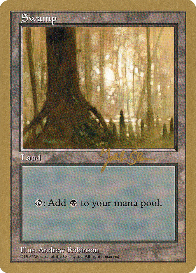 Swamp (js441) (Jakub Slemr) [World Championship Decks 1997] | Card Merchant Takapuna