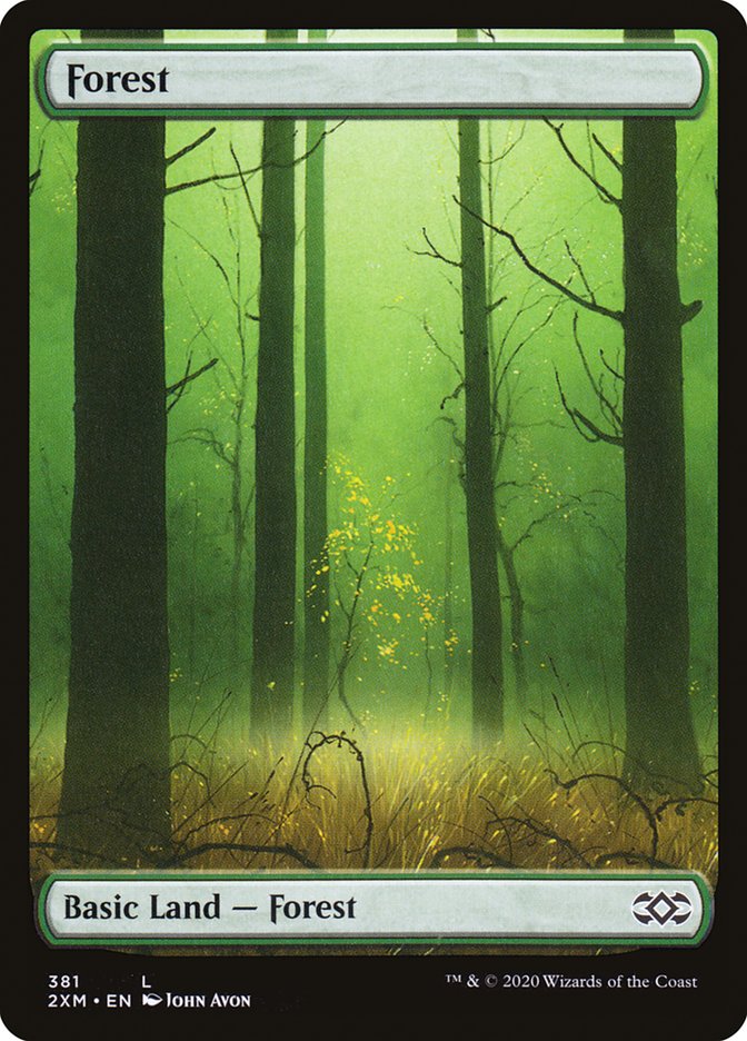 Forest (381) [Double Masters] | Card Merchant Takapuna