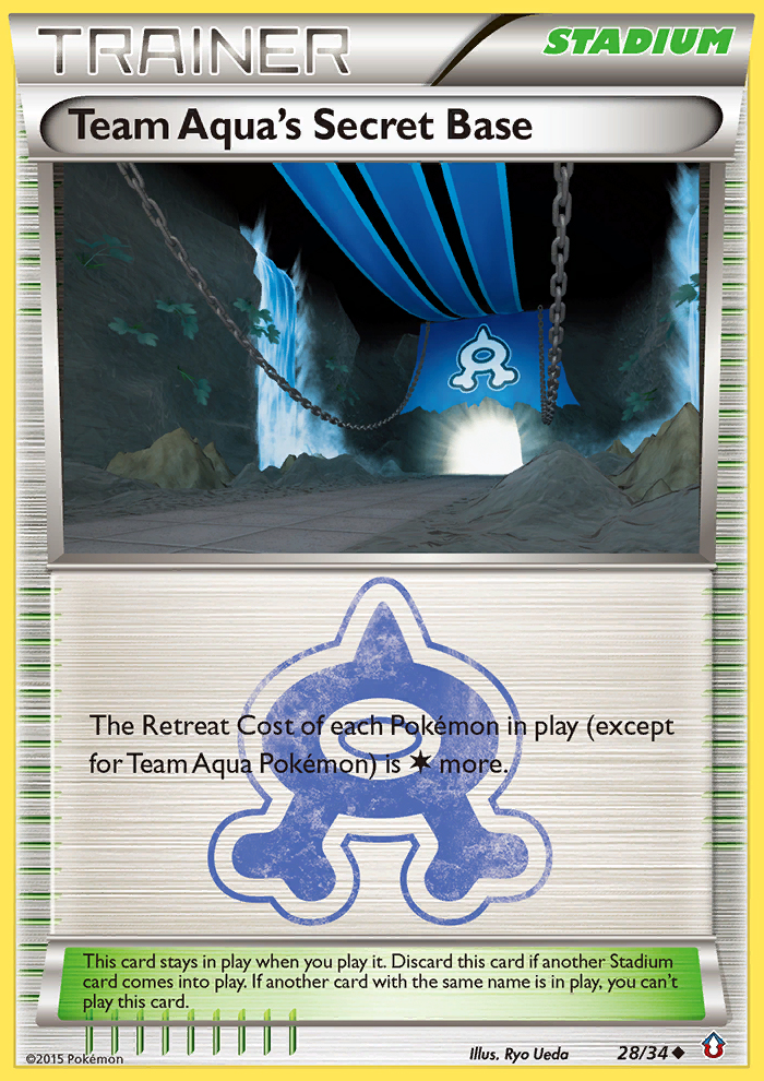 Team Aqua's Secret Base (28/34) [XY: Double Crisis] | Card Merchant Takapuna