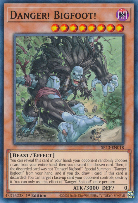 Danger! Bigfoot! [SR13-EN018] Common | Card Merchant Takapuna