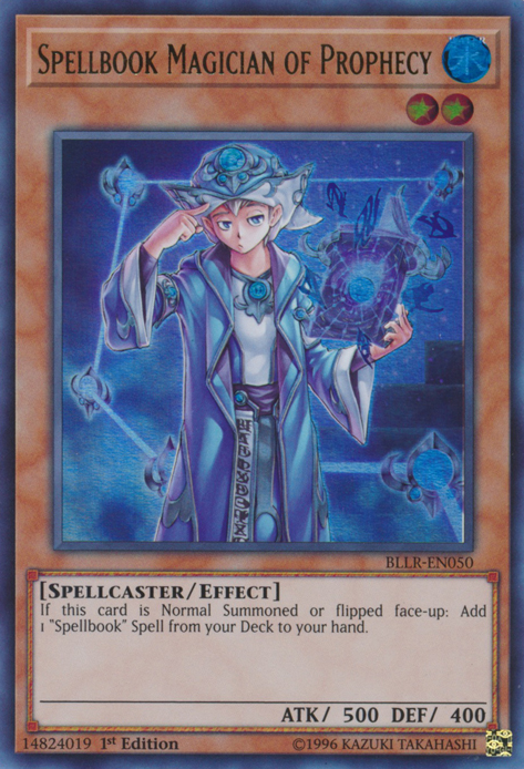 Spellbook Magician of Prophecy [BLLR-EN050] Ultra Rare | Card Merchant Takapuna