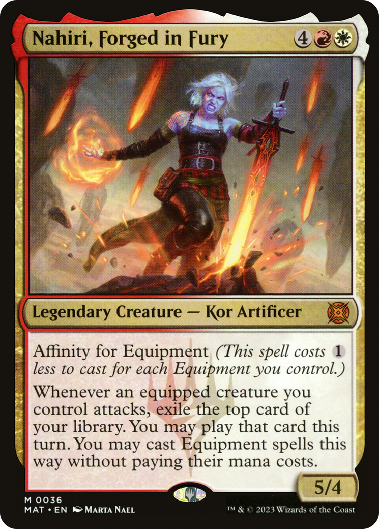 Nahiri, Forged in Fury [March of the Machine: The Aftermath] | Card Merchant Takapuna