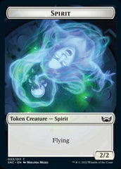 Devil // Spirit Double-Sided Token [Streets of New Capenna Tokens] | Card Merchant Takapuna