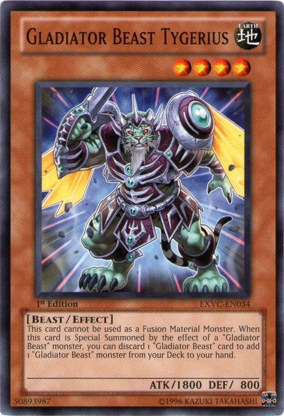 Gladiator Beast Tygerius [EXVC-EN034] Common | Card Merchant Takapuna