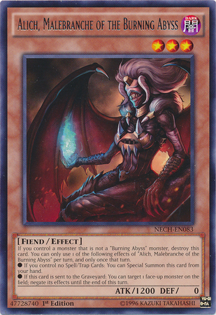 Alich, Malebranche of the Burning Abyss [NECH-EN083] Rare | Card Merchant Takapuna