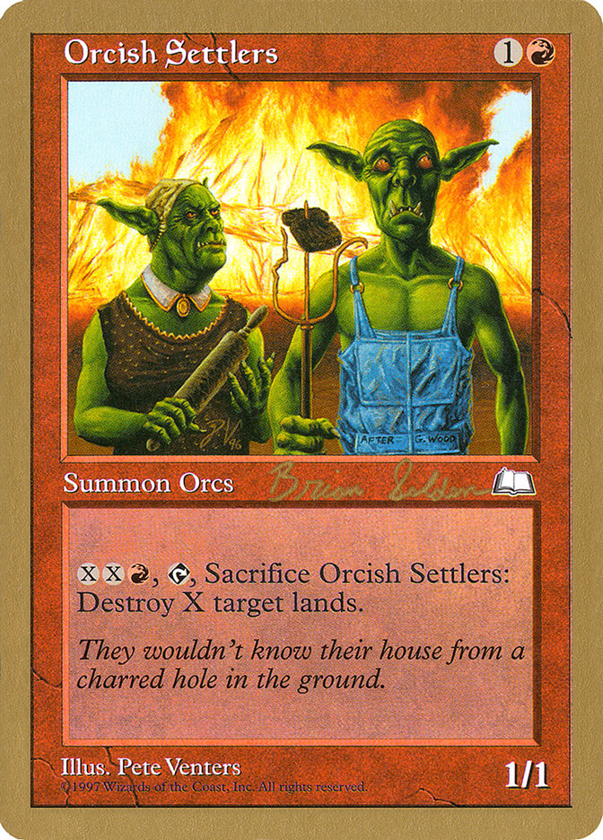 Orcish Settlers (Brian Selden) [World Championship Decks 1998] | Card Merchant Takapuna