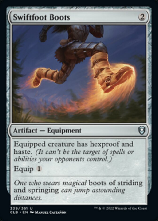 Swiftfoot Boots [Commander Legends: Battle for Baldur's Gate] | Card Merchant Takapuna