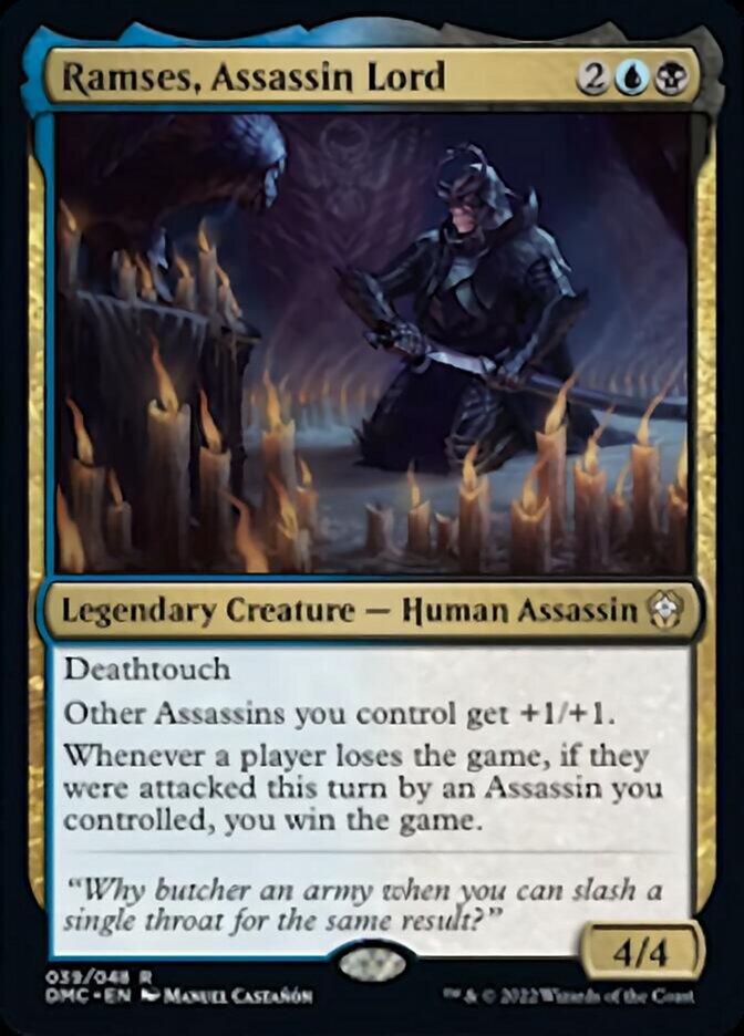 Ramses, Assassin Lord [Dominaria United Commander] | Card Merchant Takapuna