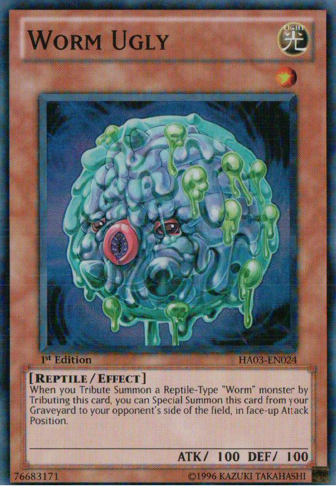 Worm Ugly [HA03-EN024] Super Rare | Card Merchant Takapuna