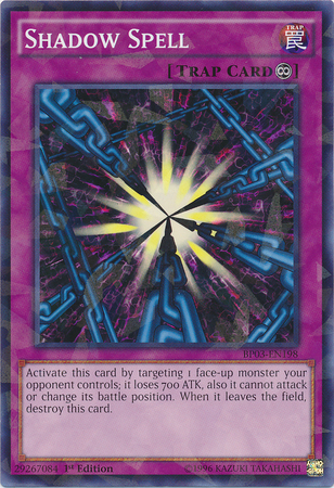 Shadow Spell [BP03-EN198] Shatterfoil Rare | Card Merchant Takapuna