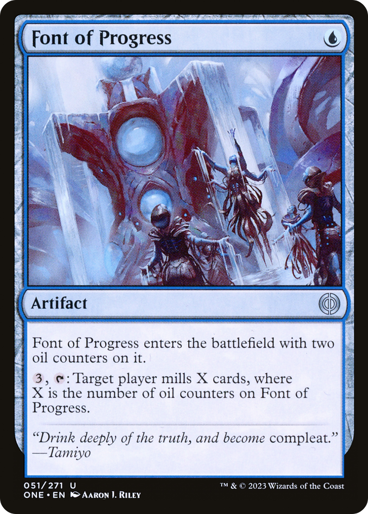 Font of Progress [Phyrexia: All Will Be One] | Card Merchant Takapuna