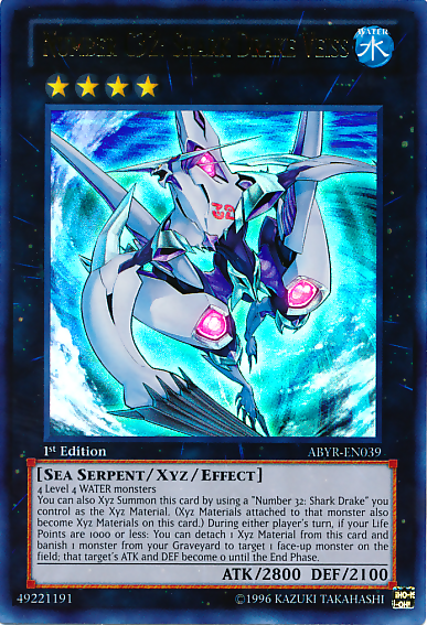 Number C32: Shark Drake Veiss [ABYR-EN039] Ultra Rare | Card Merchant Takapuna