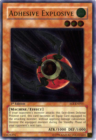 Adhesive Explosive (UTR) [SOI-EN011] Ultimate Rare | Card Merchant Takapuna