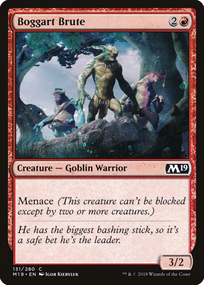 Boggart Brute [Core Set 2019] | Card Merchant Takapuna