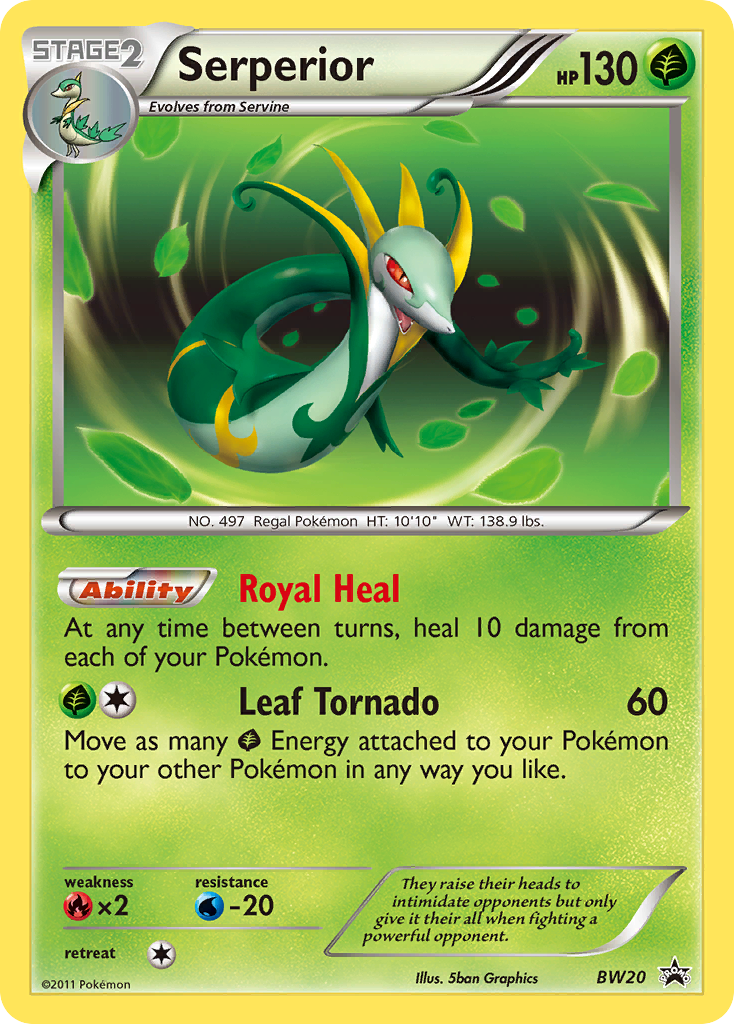 Serperior (BW20) [Black & White: Black Star Promos] | Card Merchant Takapuna