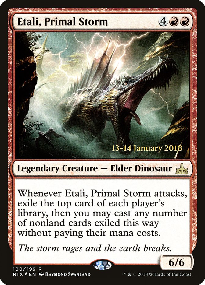 Etali, Primal Storm [Rivals of Ixalan Prerelease Promos] | Card Merchant Takapuna