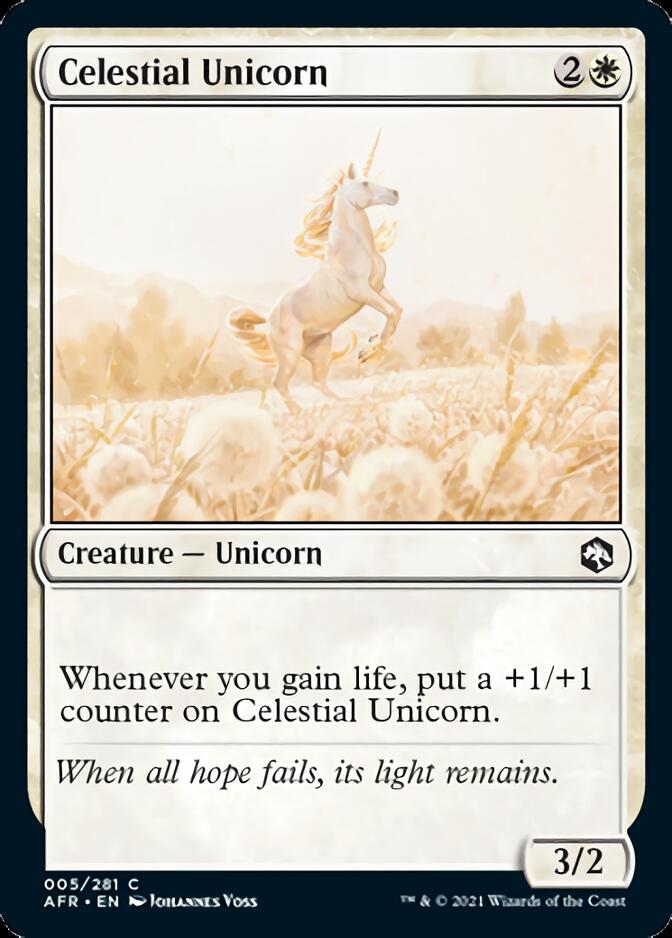 Celestial Unicorn [Dungeons & Dragons: Adventures in the Forgotten Realms] | Card Merchant Takapuna