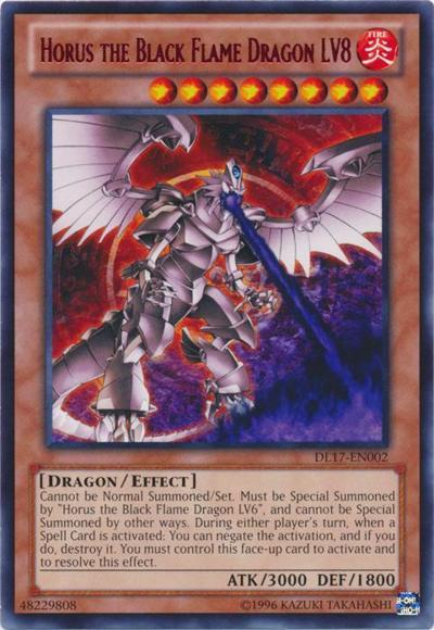 Horus the Black Flame Dragon LV8 (Red) [DL17-EN002] Rare | Card Merchant Takapuna