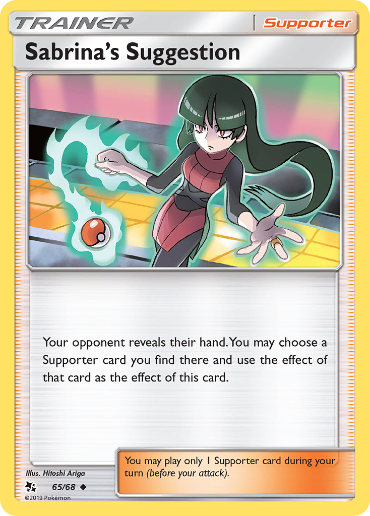 Sabrina's Suggestion (65/68) [Sun & Moon: Hidden Fates] | Card Merchant Takapuna