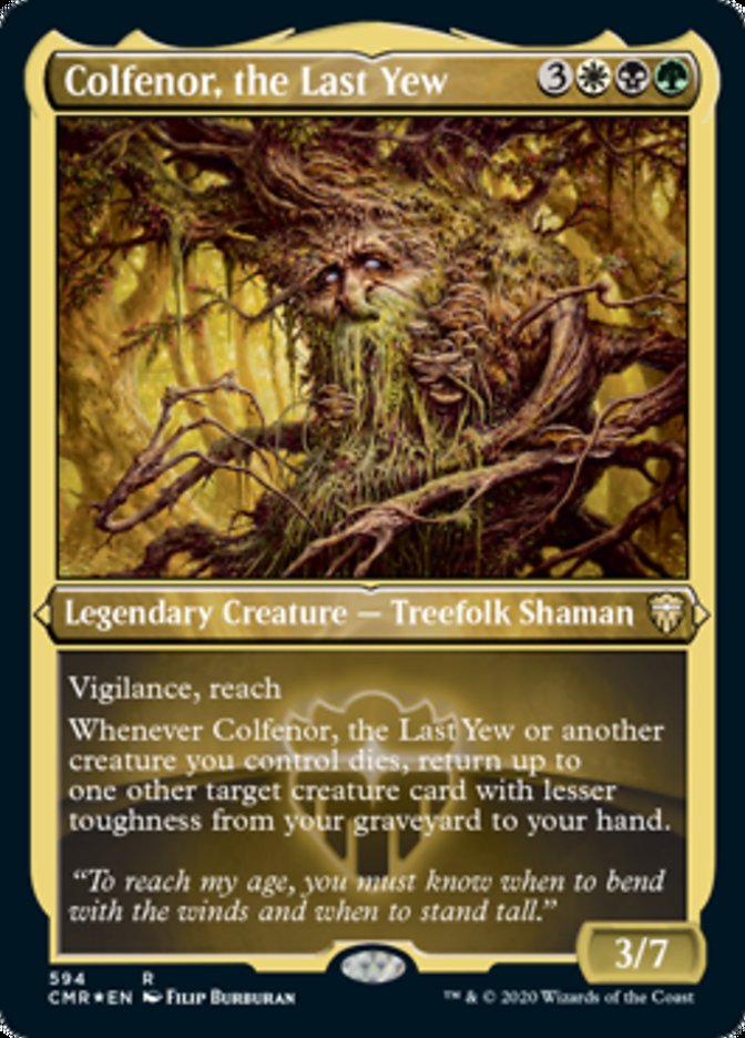 Colfenor, the Last Yew (Etched) [Commander Legends] | Card Merchant Takapuna