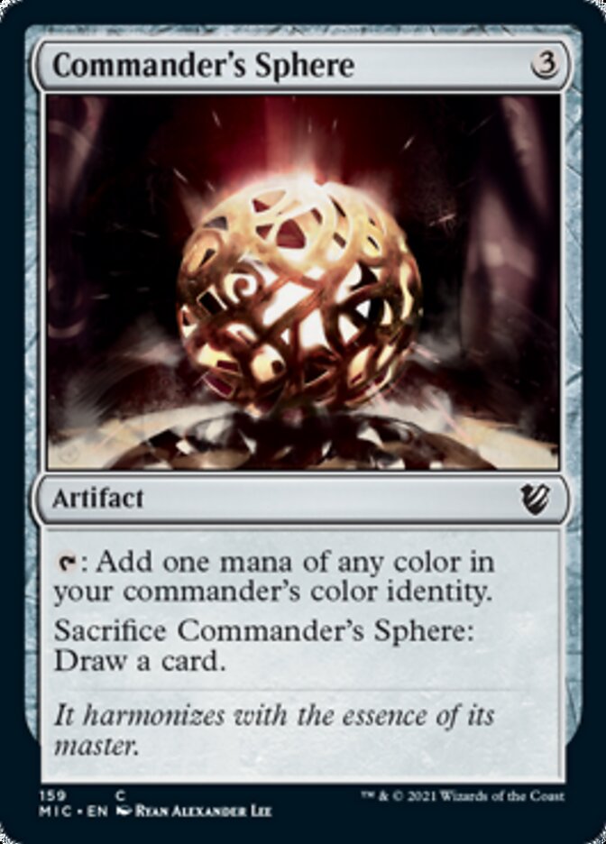 Commander's Sphere [Innistrad: Midnight Hunt Commander] | Card Merchant Takapuna