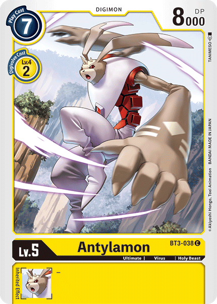 Antylamon [BT3-038] [Release Special Booster Ver.1.5] | Card Merchant Takapuna