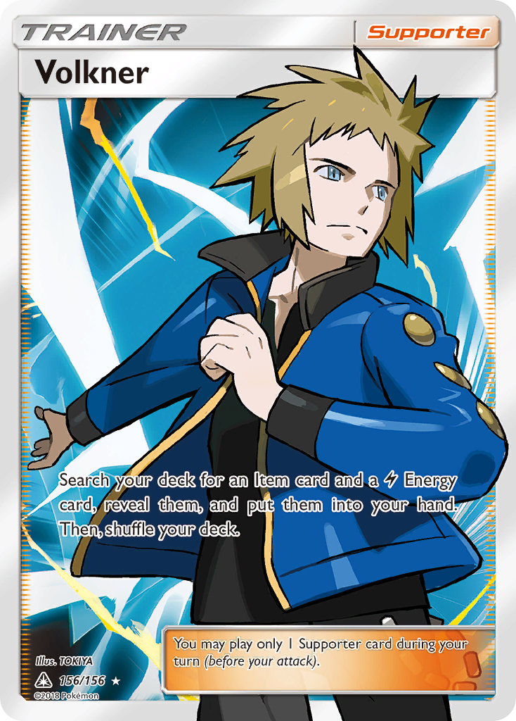 Volkner (156/156) [Sun & Moon: Ultra Prism] | Card Merchant Takapuna