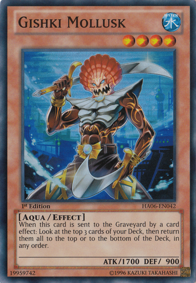 Gishki Mollusk [HA06-EN042] Super Rare | Card Merchant Takapuna