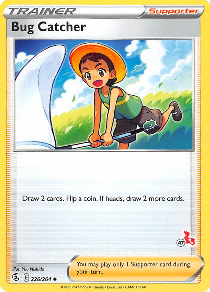 Bug Catcher (226/264) (Cinderace Stamp #47) [Battle Academy 2022] | Card Merchant Takapuna