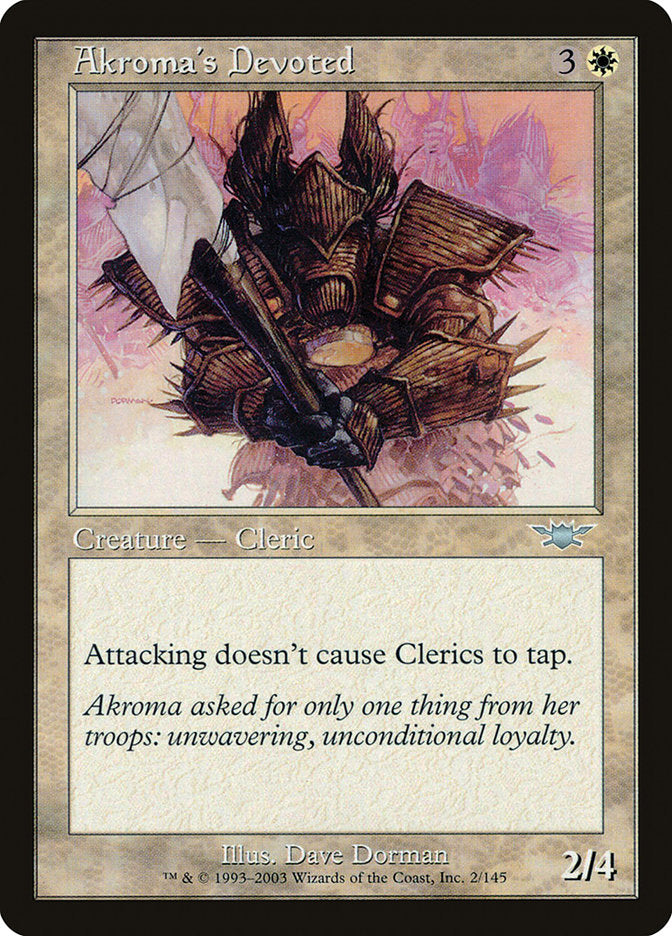 Akroma's Devoted [Legions] | Card Merchant Takapuna