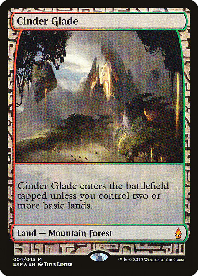 Cinder Glade [Zendikar Expeditions] | Card Merchant Takapuna